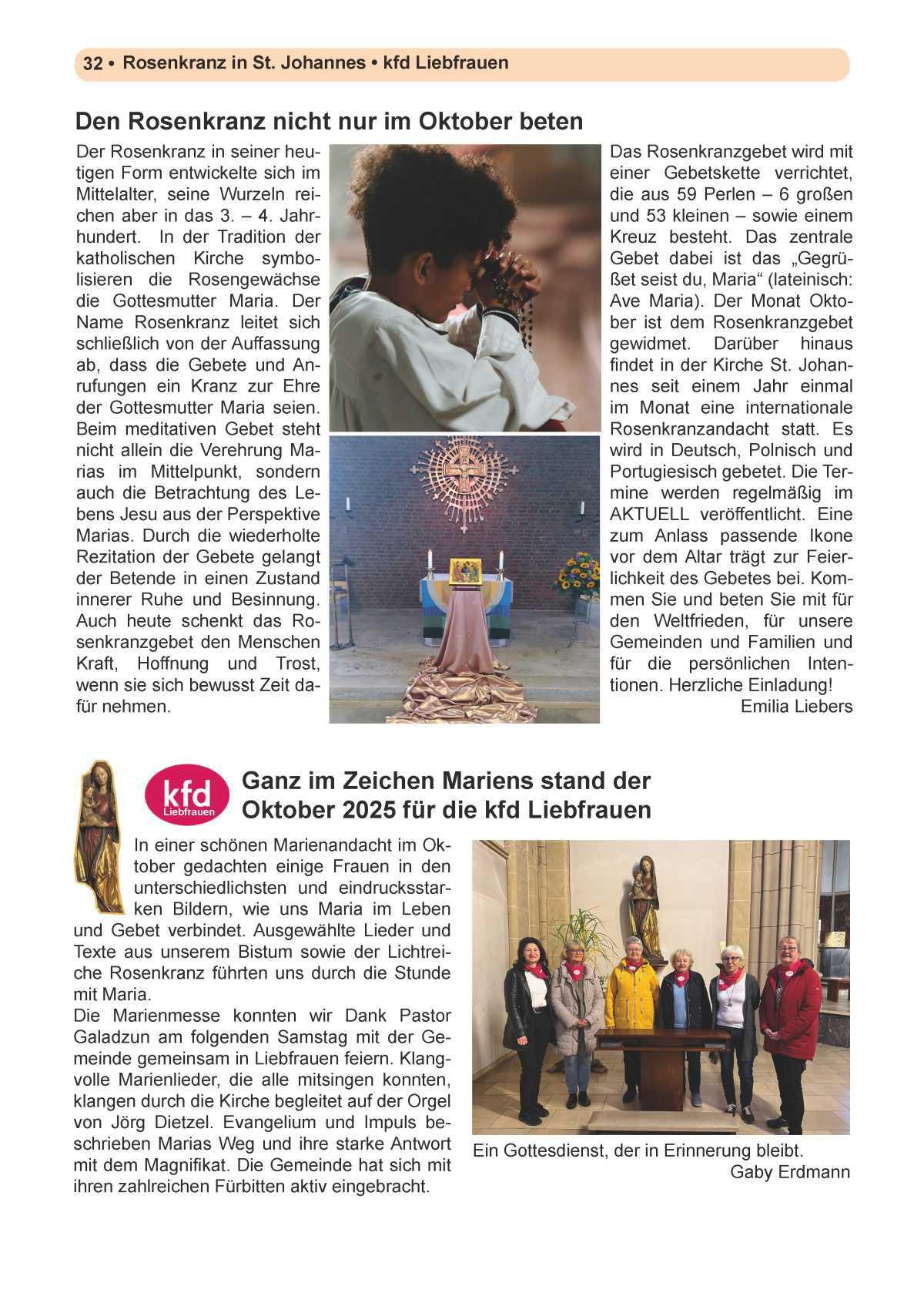 Pfarrbrief Nr. 55 • Advent • Dez. 2025 – März 2026