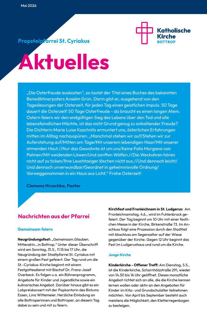 Aktuelles Mai 2026