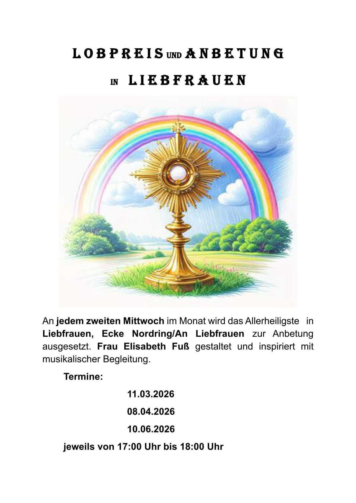 Lobpreis und Anbetung und Liebfrauen