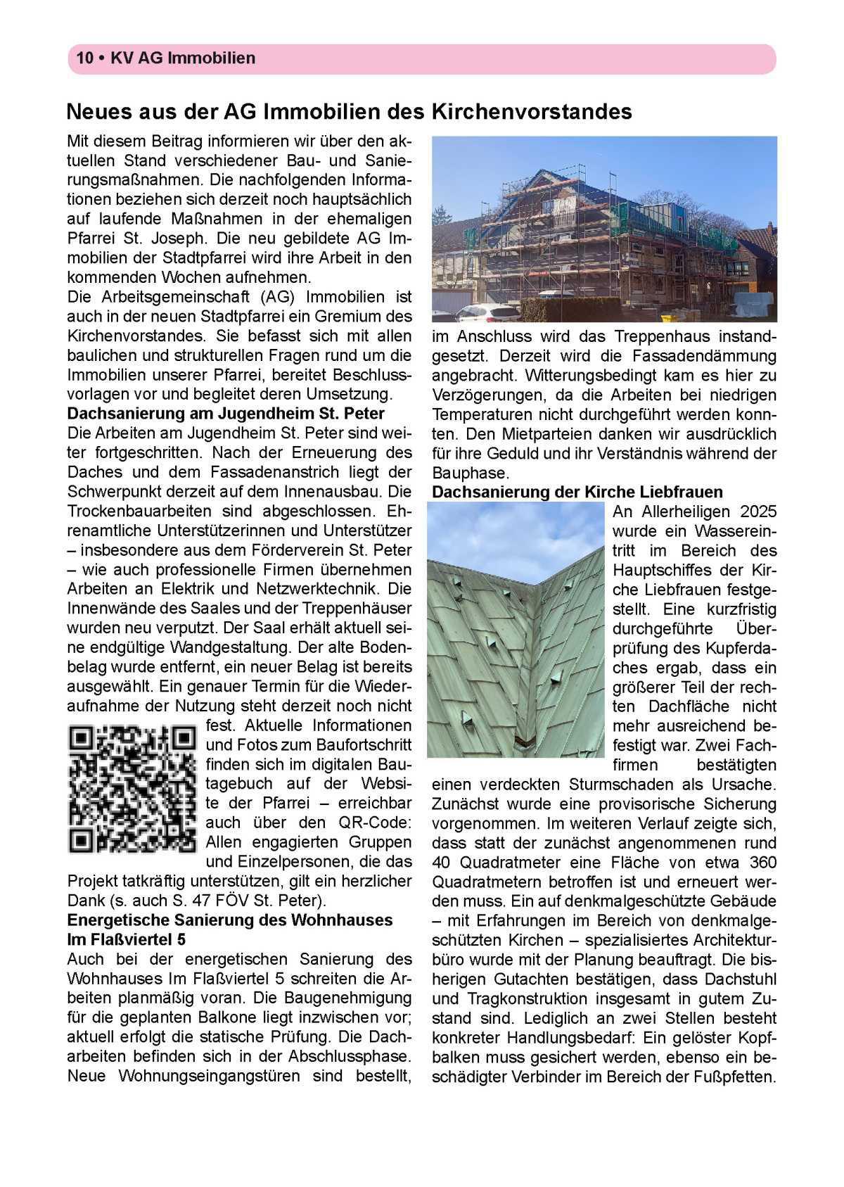 Pfarrbrief Nr. 1 - Ostern (April - August)