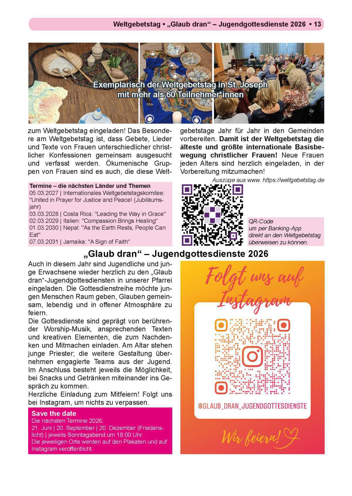 Pfarrbrief Nr. 1 - Ostern (April - August)
