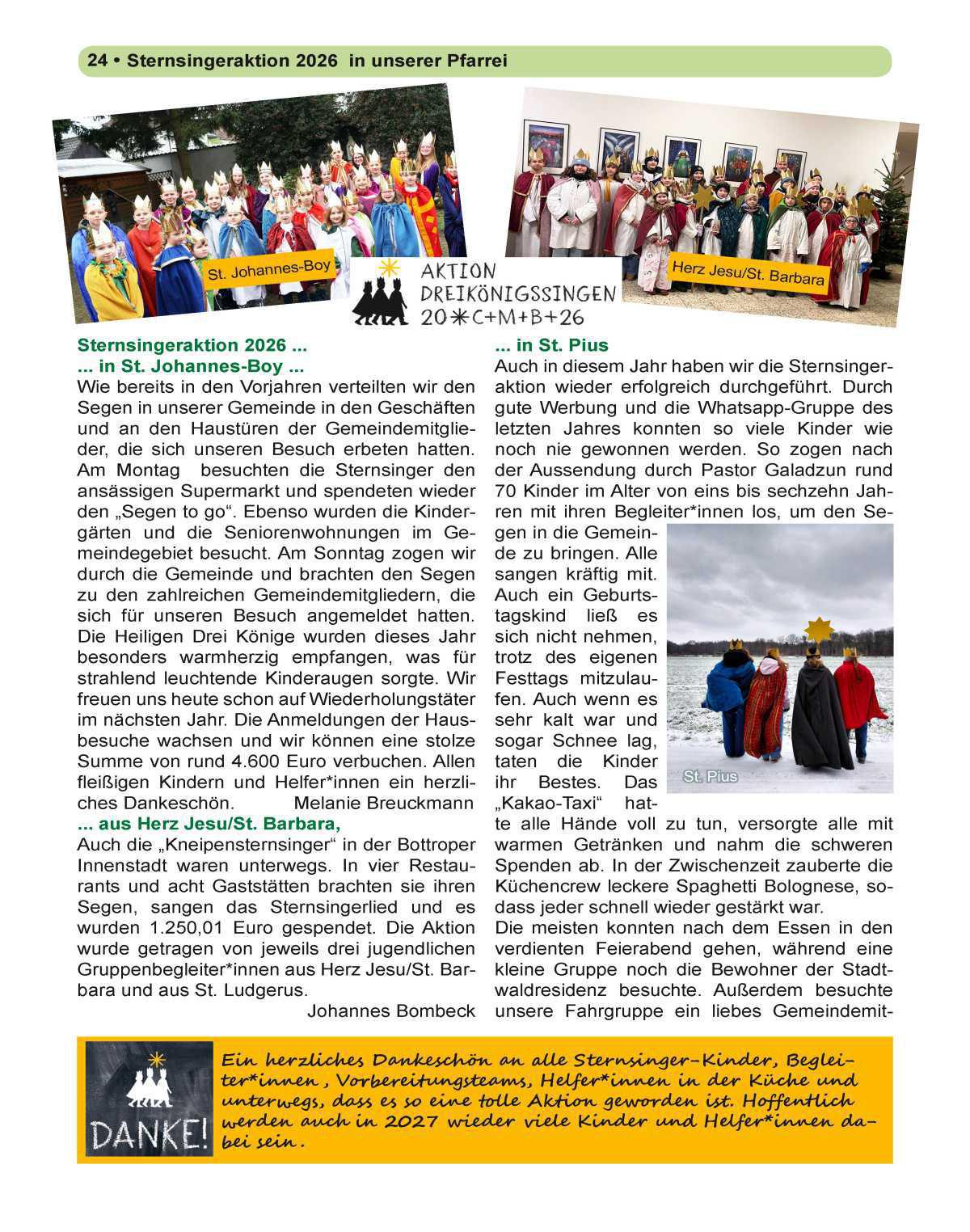 Pfarrbrief Nr. 1 - Ostern (April - August)
