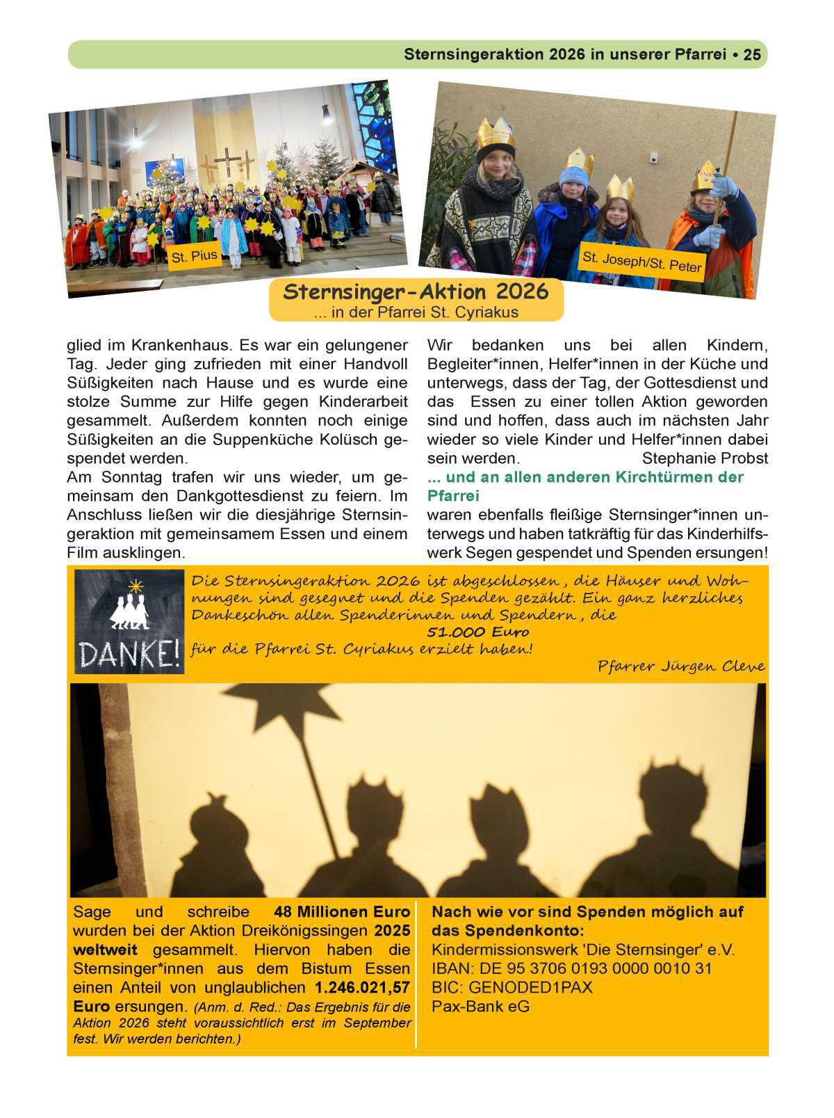 Pfarrbrief Nr. 1 - Ostern (April - August)