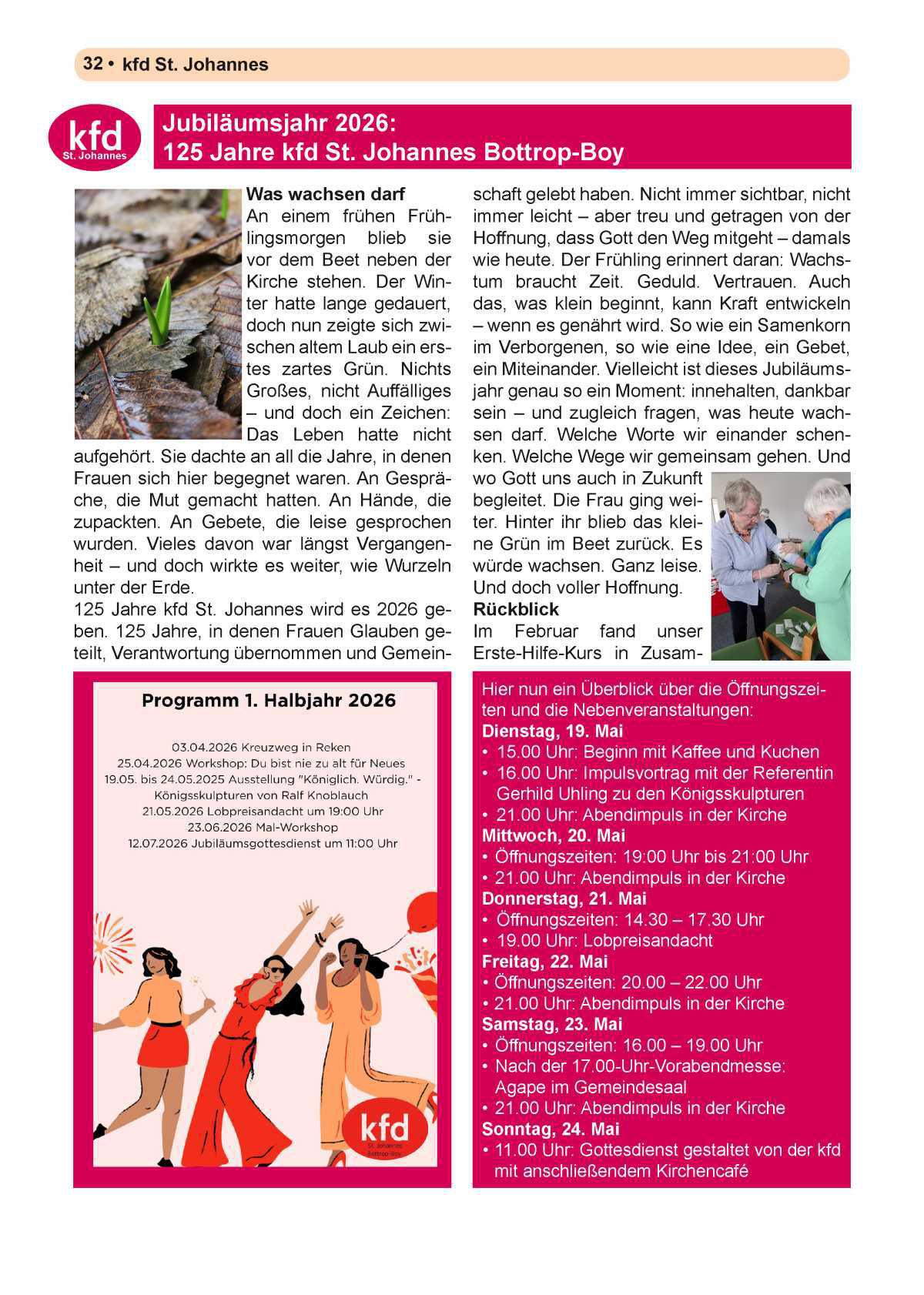 Pfarrbrief Nr. 1 - Ostern (April - August)