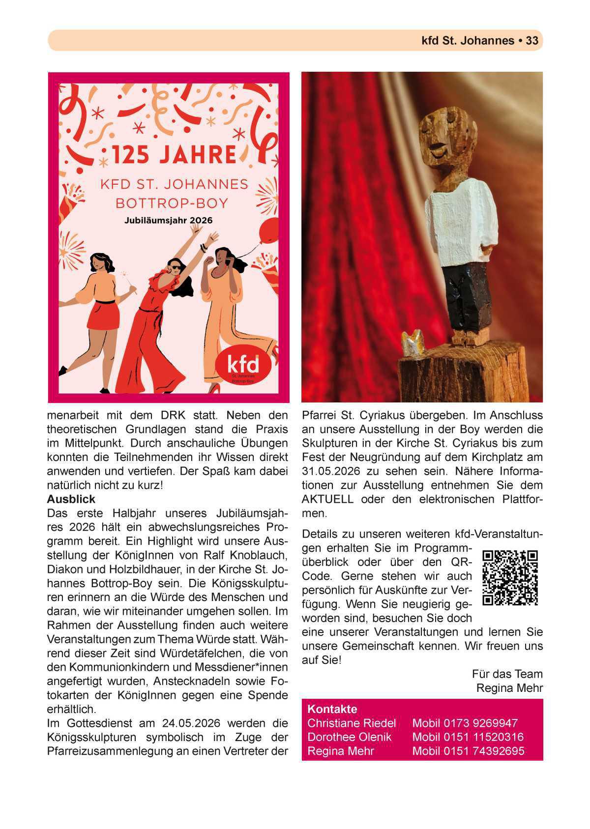 Pfarrbrief Nr. 1 - Ostern (April - August)