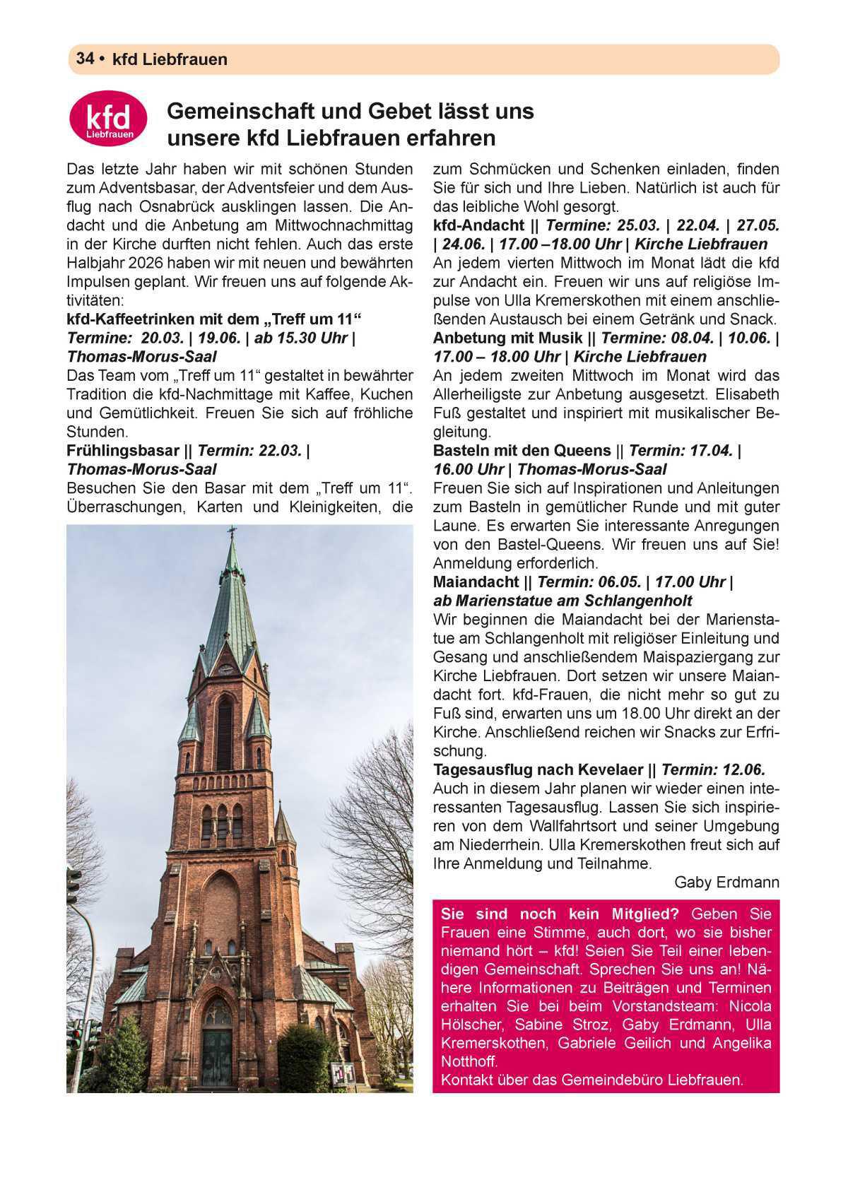 Pfarrbrief Nr. 1 - Ostern (April - August)