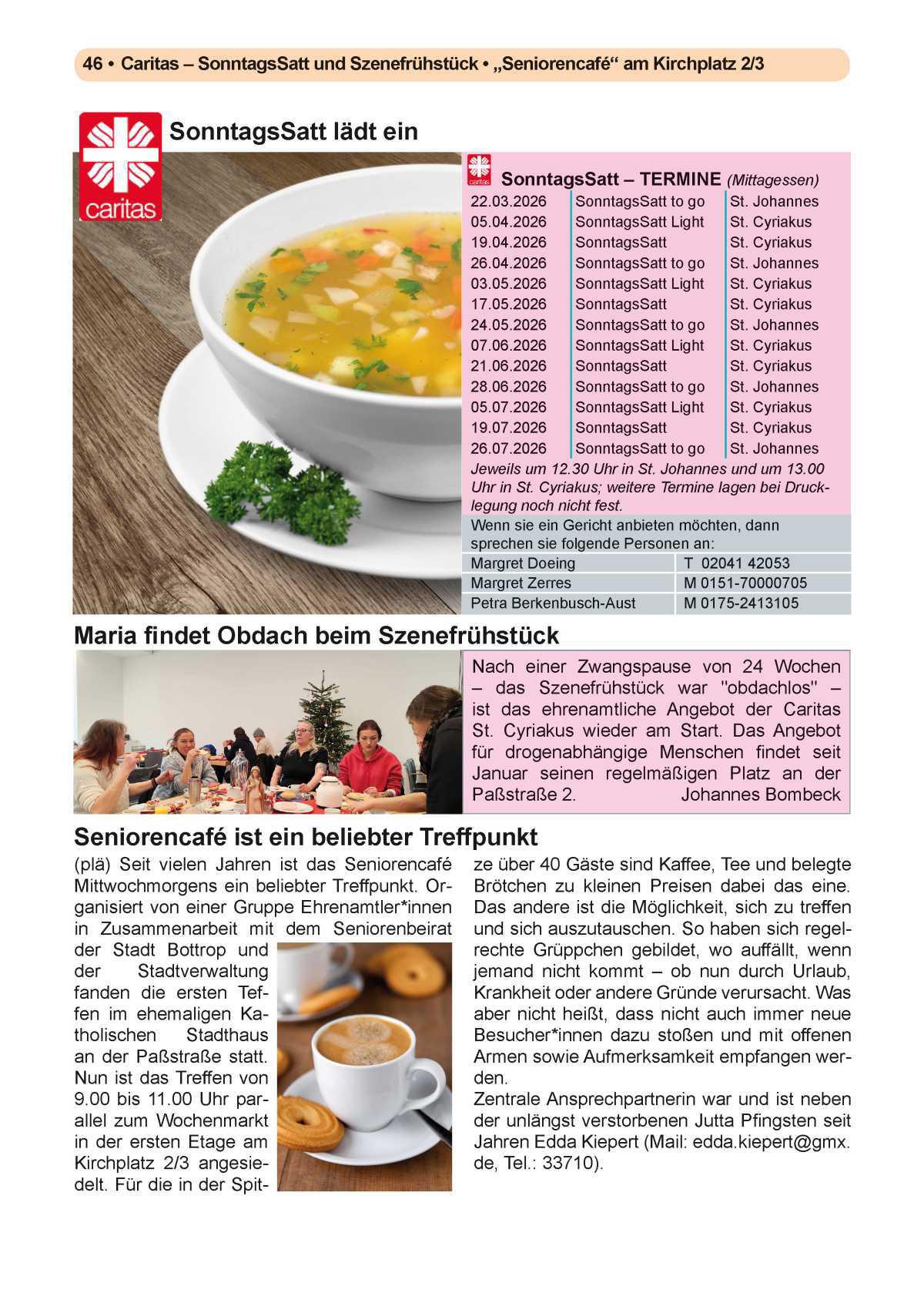 Pfarrbrief Nr. 1 - Ostern (April - August)