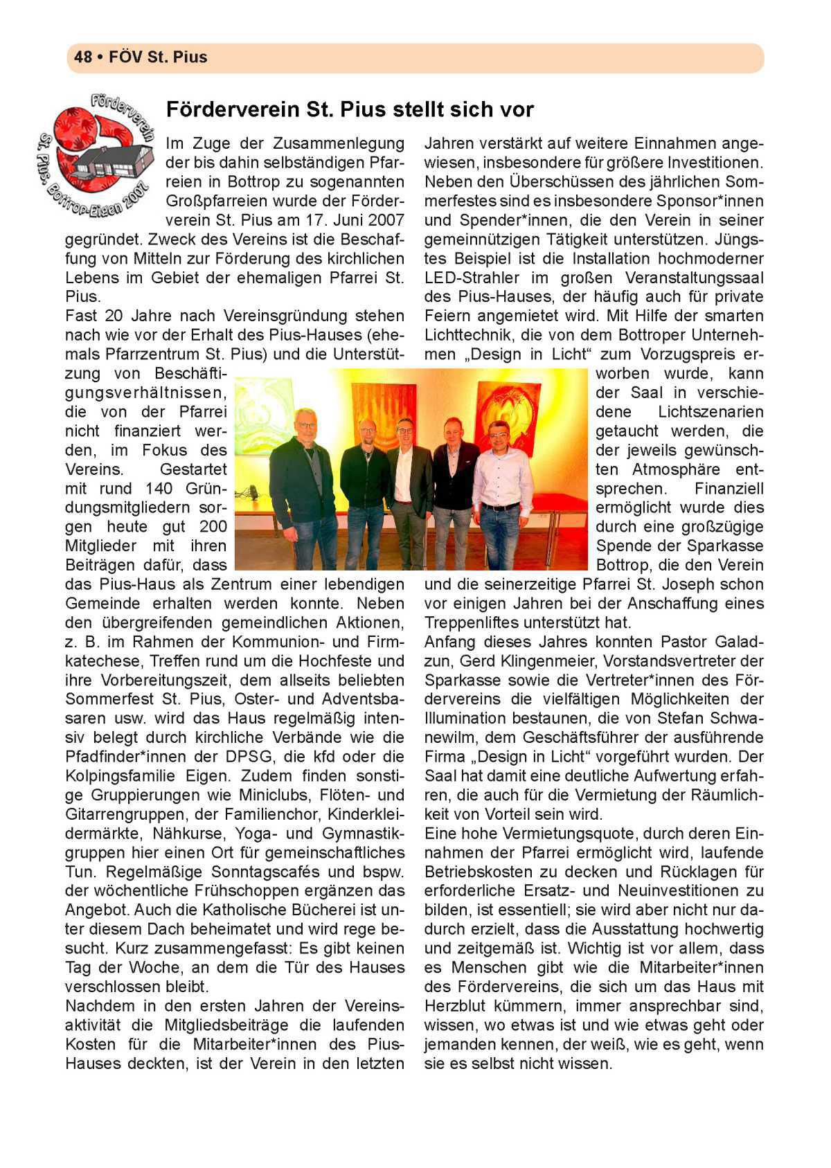 Pfarrbrief Nr. 1 - Ostern (April - August)