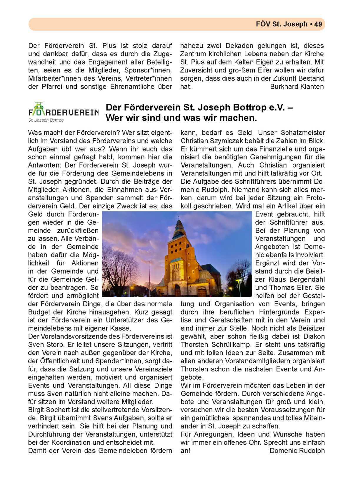 Pfarrbrief Nr. 1 - Ostern (April - August)