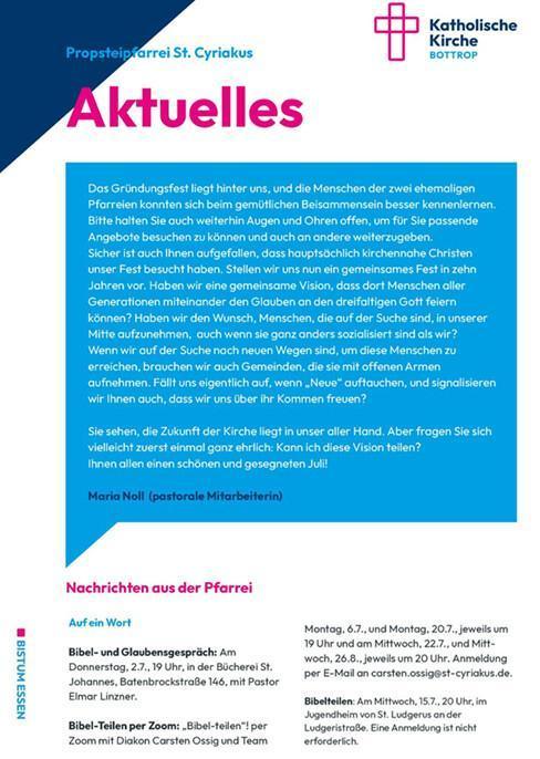 Aktuelles Juli 2026