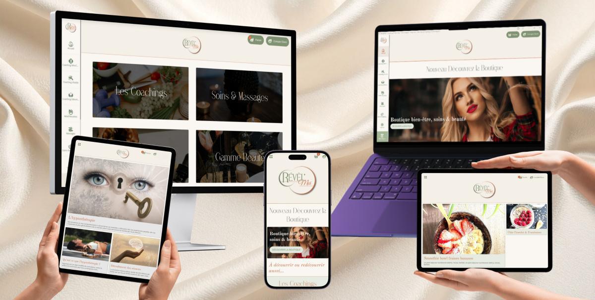 Révèl'Moi - Christelle : "Logo + Web App"