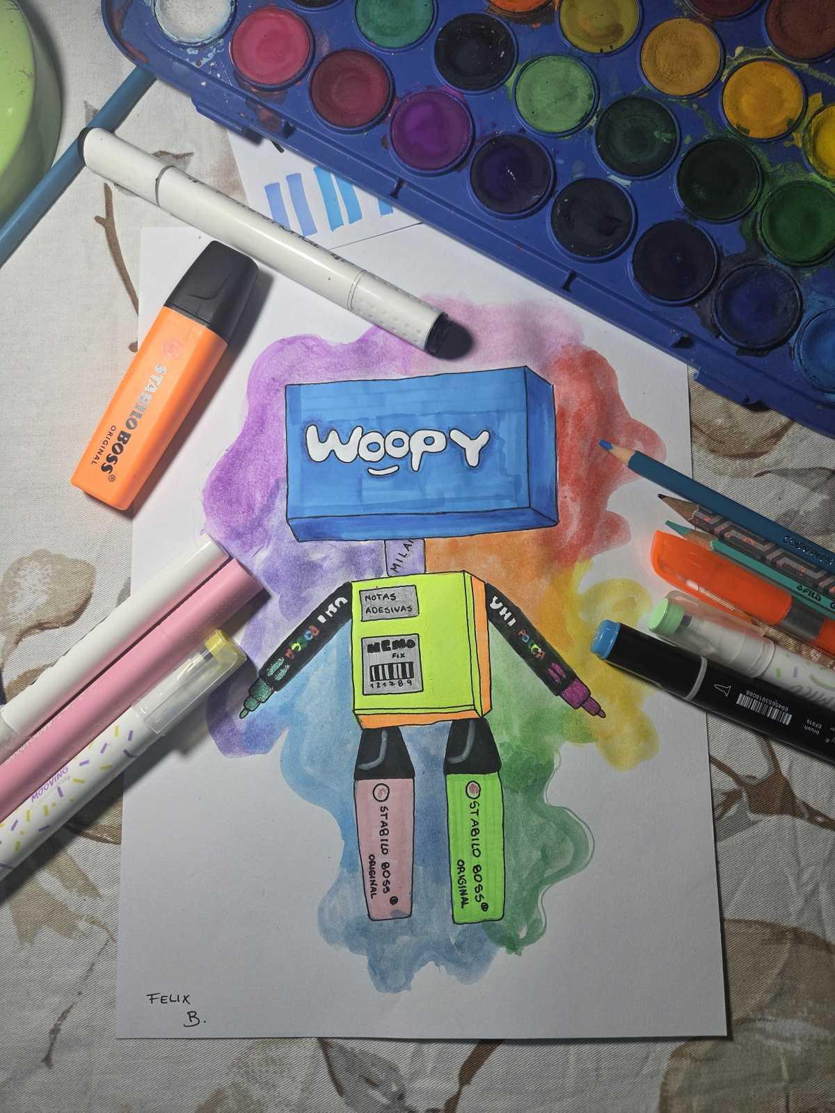 ¡El concurso "Imaginate a Woopy como personaje" ya está en marcha y llegan dibujos de todo el país!