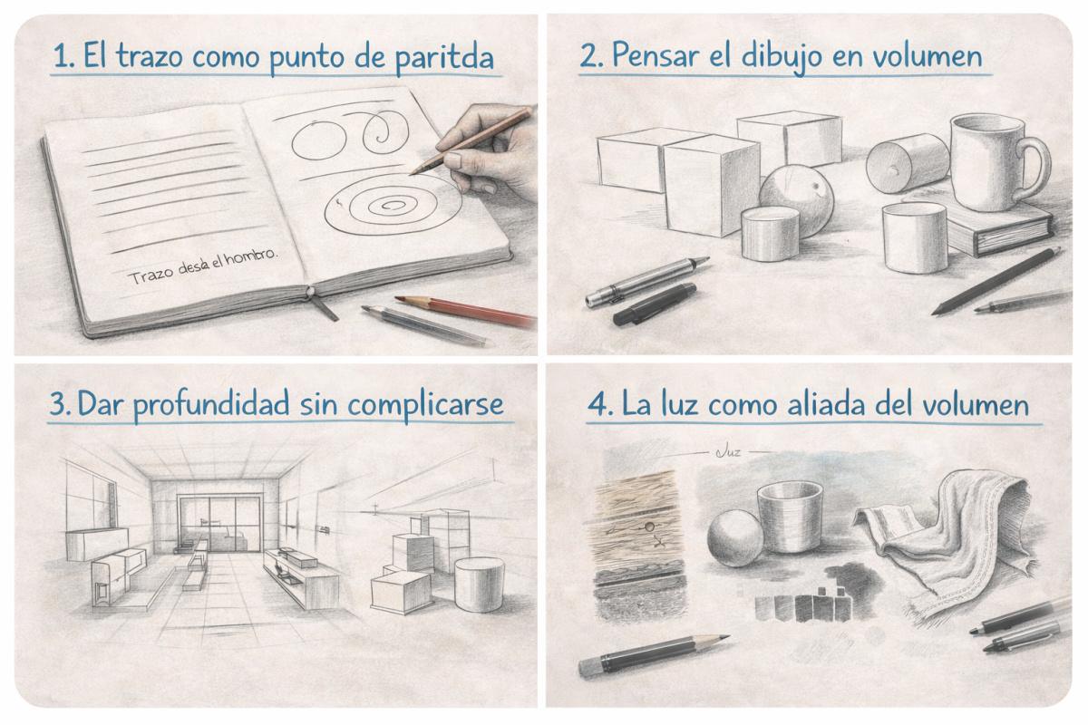 Mini Curso de dibujo a mano alzada: técnicas reales para aprender a dibujar en verano ✏️☀️ Mini Curso de dibujo a mano alzada: técnicas reales para aprender a dibujar en verano ✏️☀️