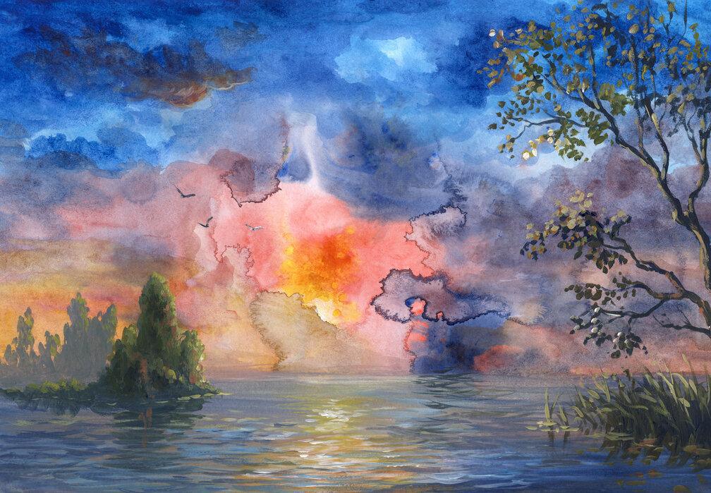 Acuarela en modo verano: técnicas fáciles para pintar, relajarte y soltar la mano 🎨🌞