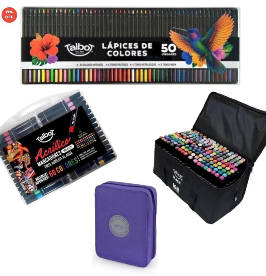 🎨✨ Llegó el combo Talbot artístico que hace latir más fuerte el corazón creativo de la comunidad Woopy 💖