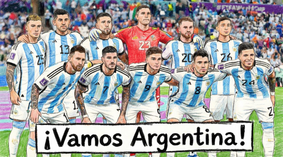 Alentá a la Selección con tu dibujo