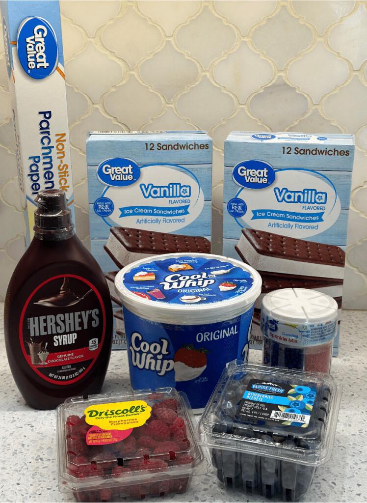 how to make a patriotic ice cream sandwich cake