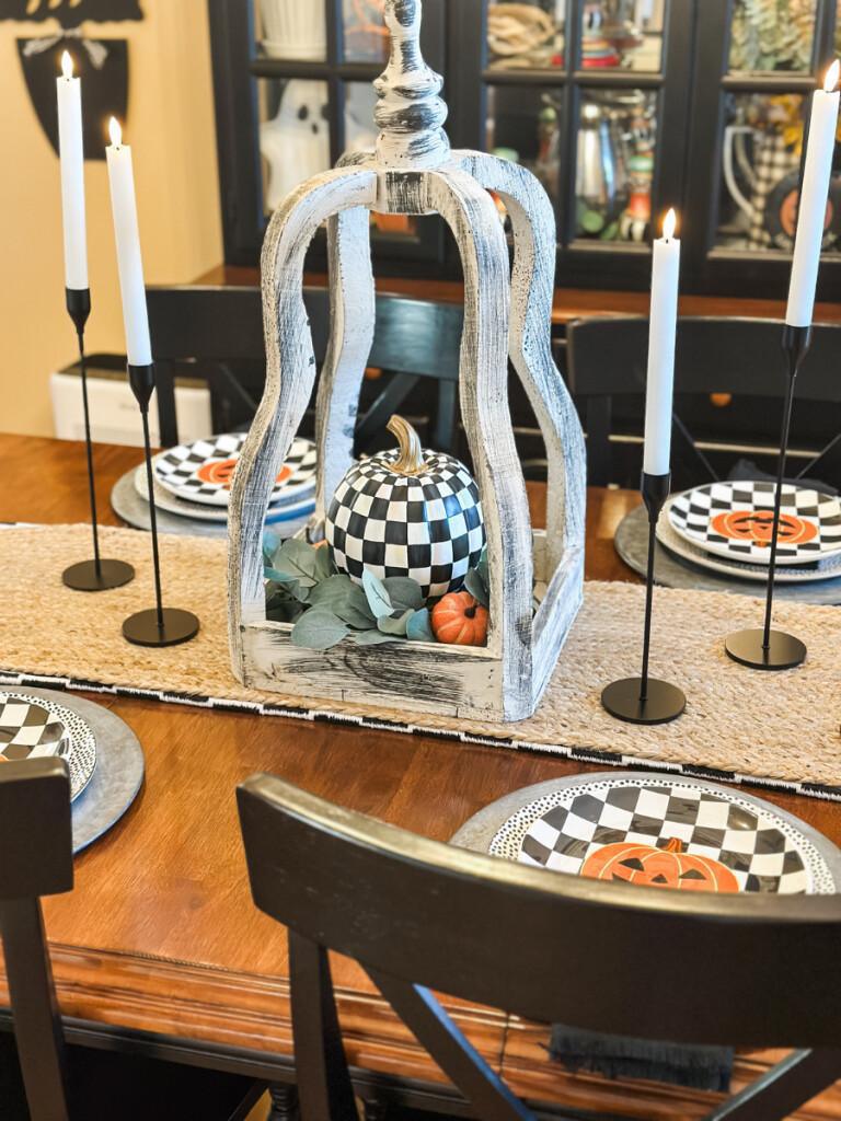 how to decorate for fall using black + white, a mayfield, ky home tour (part two)