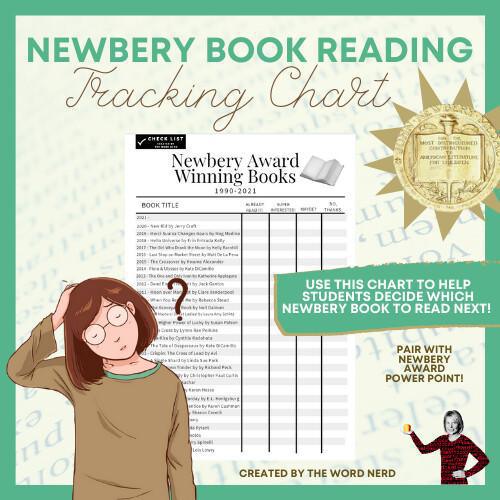 Newbery Award Activities for Your Classroom (from the Word Nerd)