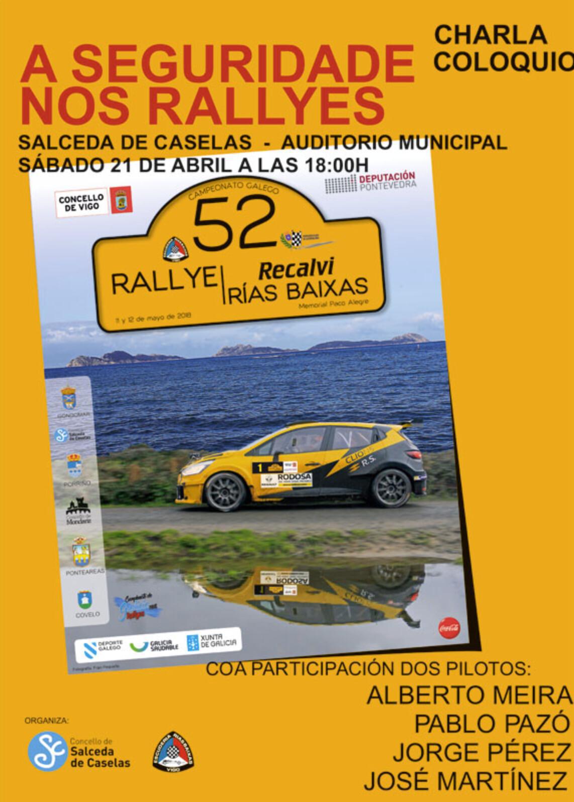 Nueva charla sobre la seguridad en los Rallyes
