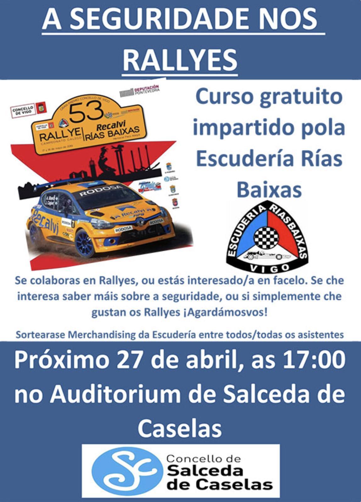 El Rallye Recalvi Rias Baixas forma a nuevos comisarios de ruta El Rallye Recalvi Rias Baixas forma a nuevos comisarios de ruta