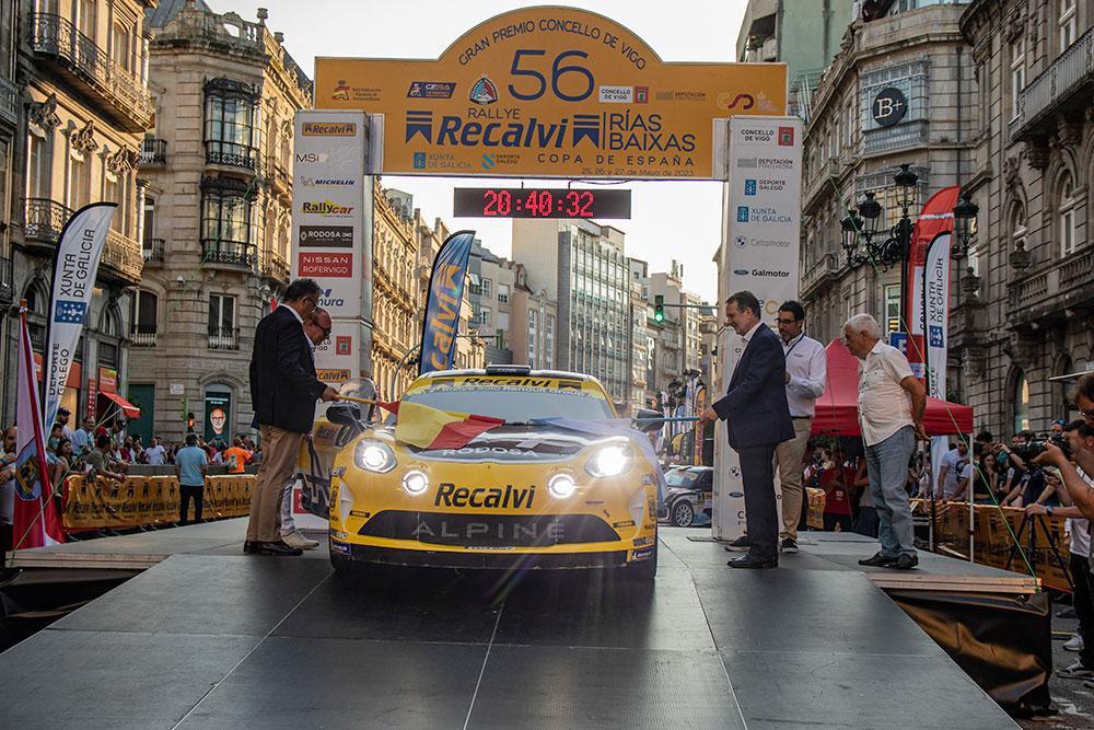 Vigo se vuelca con el Rallye Recalvi Rías Baixas