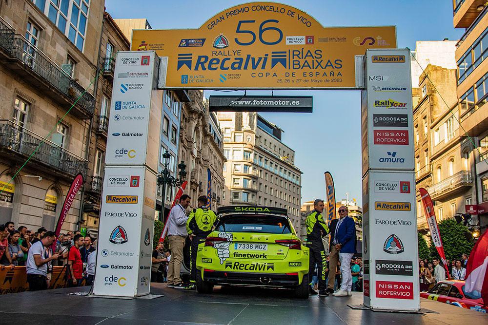 Vigo se vuelca con el Rallye Recalvi Rías Baixas