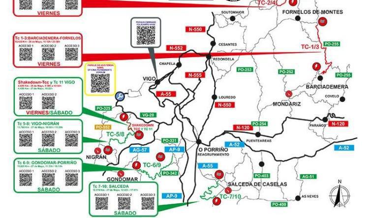 Recorrido con novedades en el 56º Rallye Recalvi Rías Baixas
