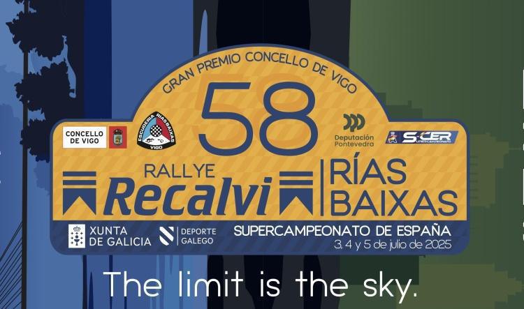 ¡Ya está aquí el cartel oficial del 58 Rallye Recalvi Rías Baixas!