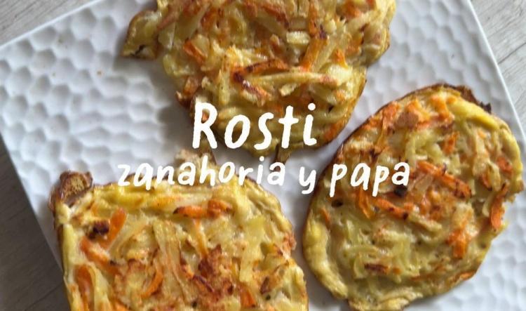 Receta | Rosti de zanahoria y papa