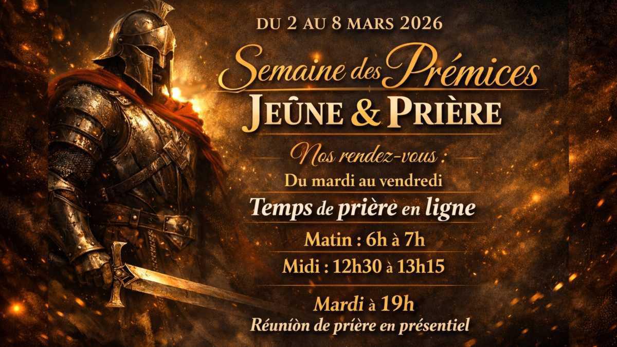 SEMAINE DES PRÉMICES
