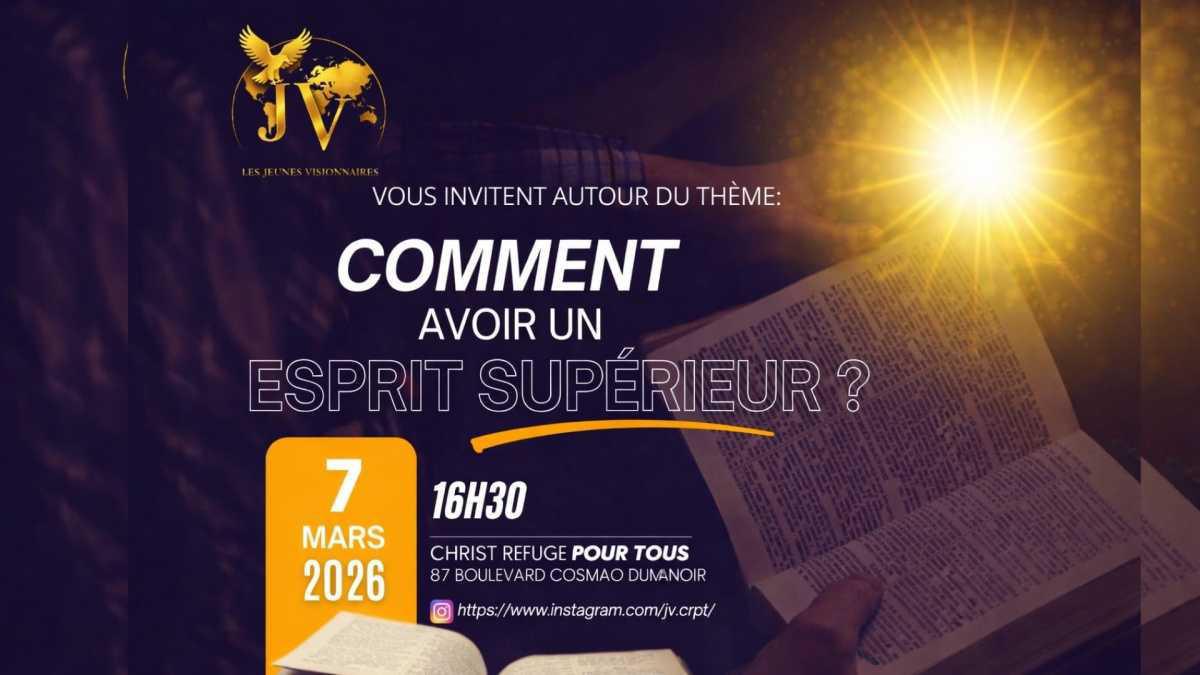 Réunion des Jeunes visionnaire