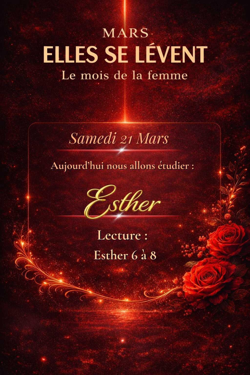 Samedi 21 Mars
