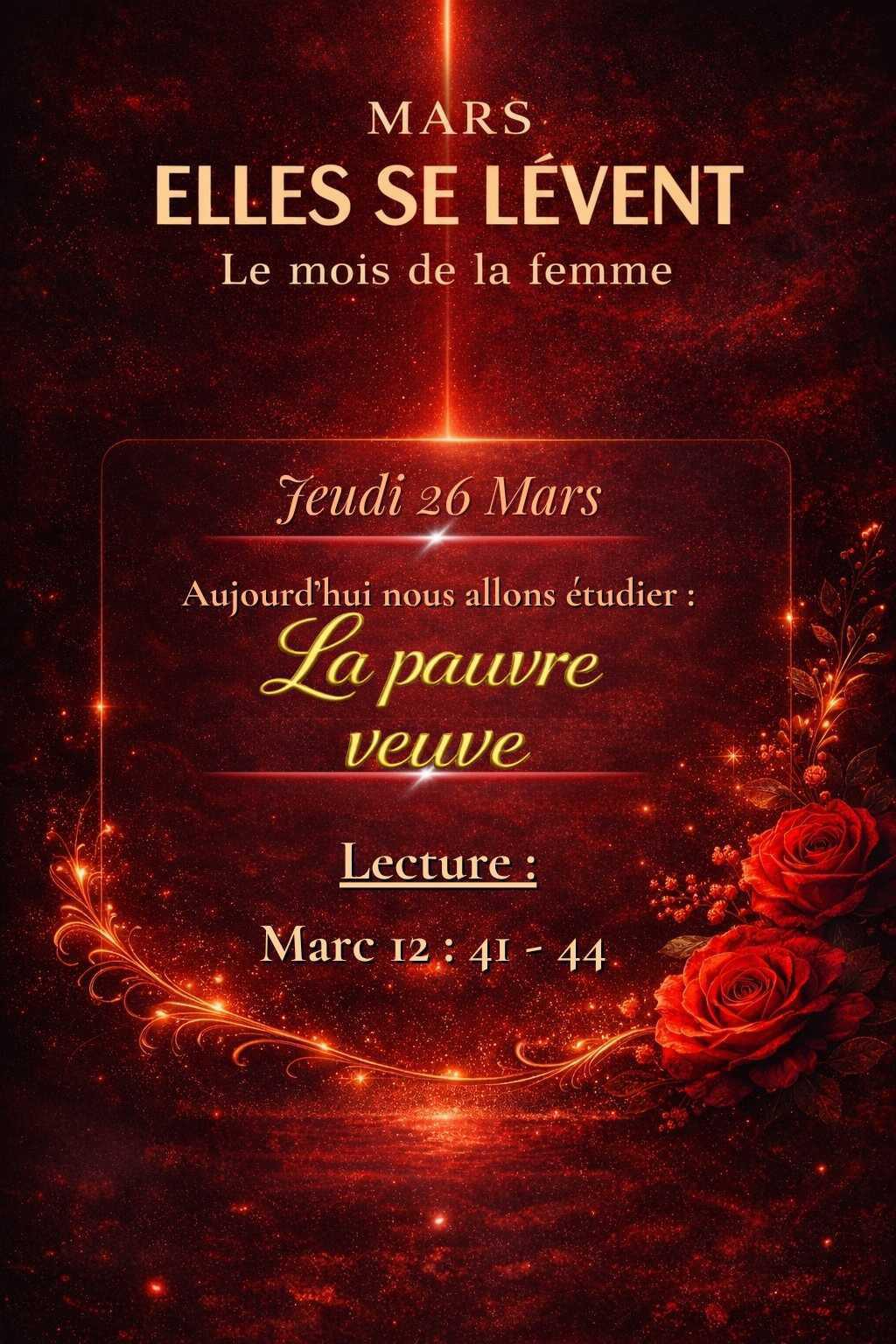 Jeudi 26 Mars