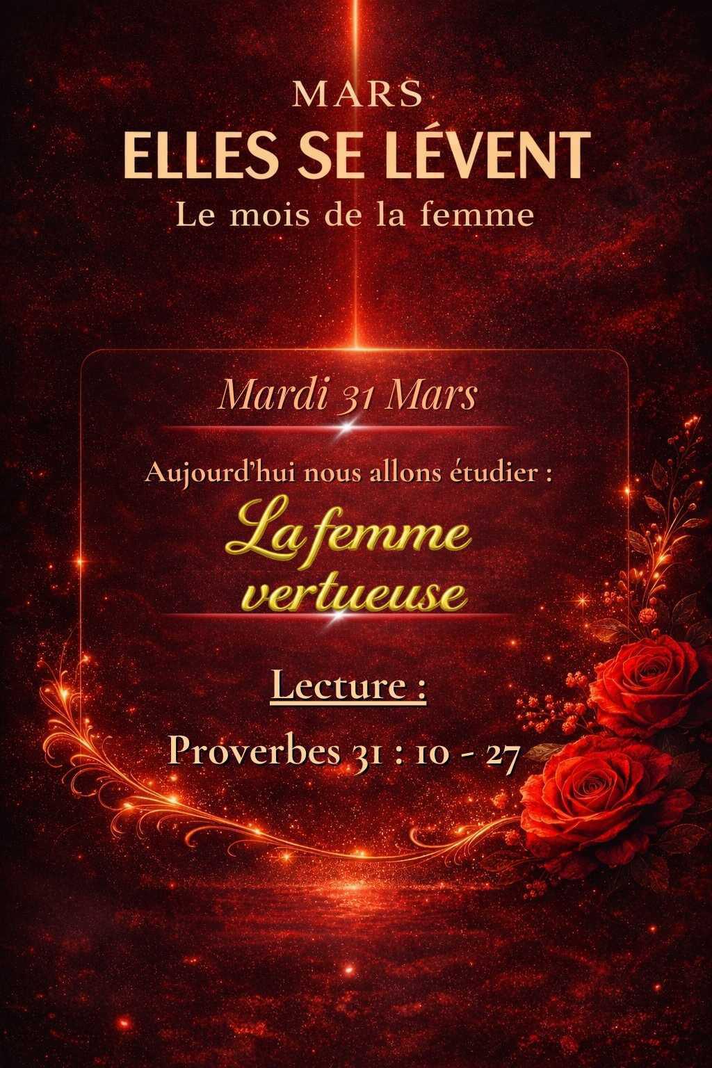 Mardi 31 Mars