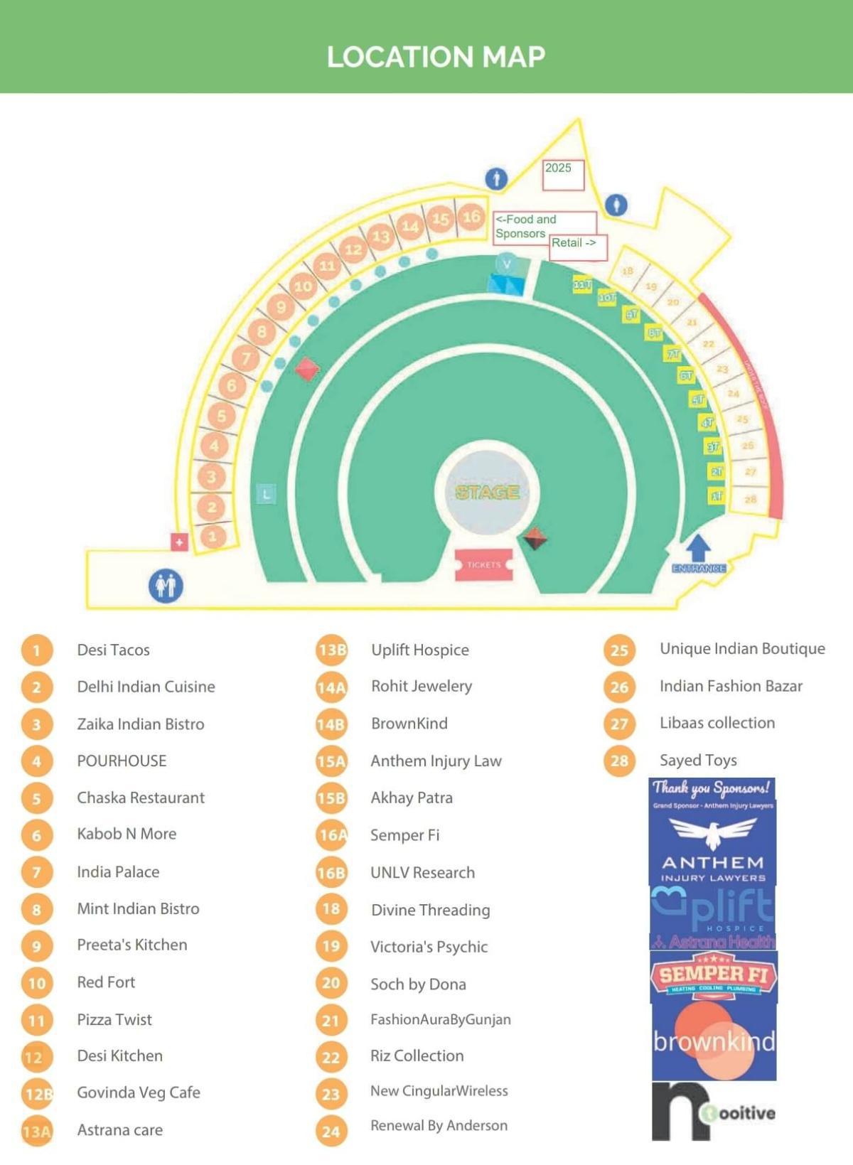 Maps - Indian Food Festival
