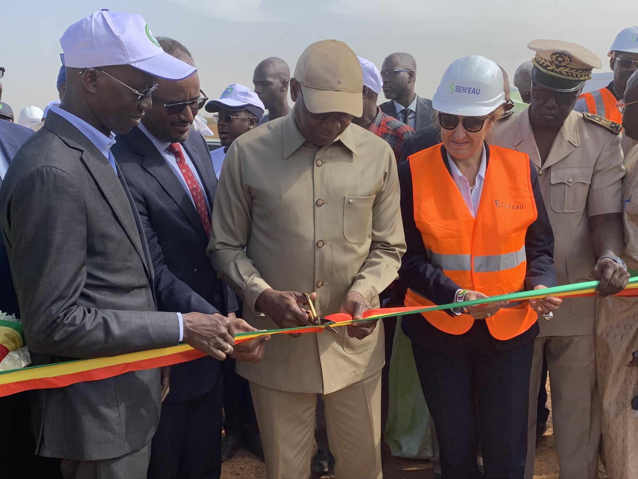 Cérémonie d’inauguration des nouveaux réservoirs de Thiès du Projet Eau et Assainissement en Milieu Urbain (PEAMU)