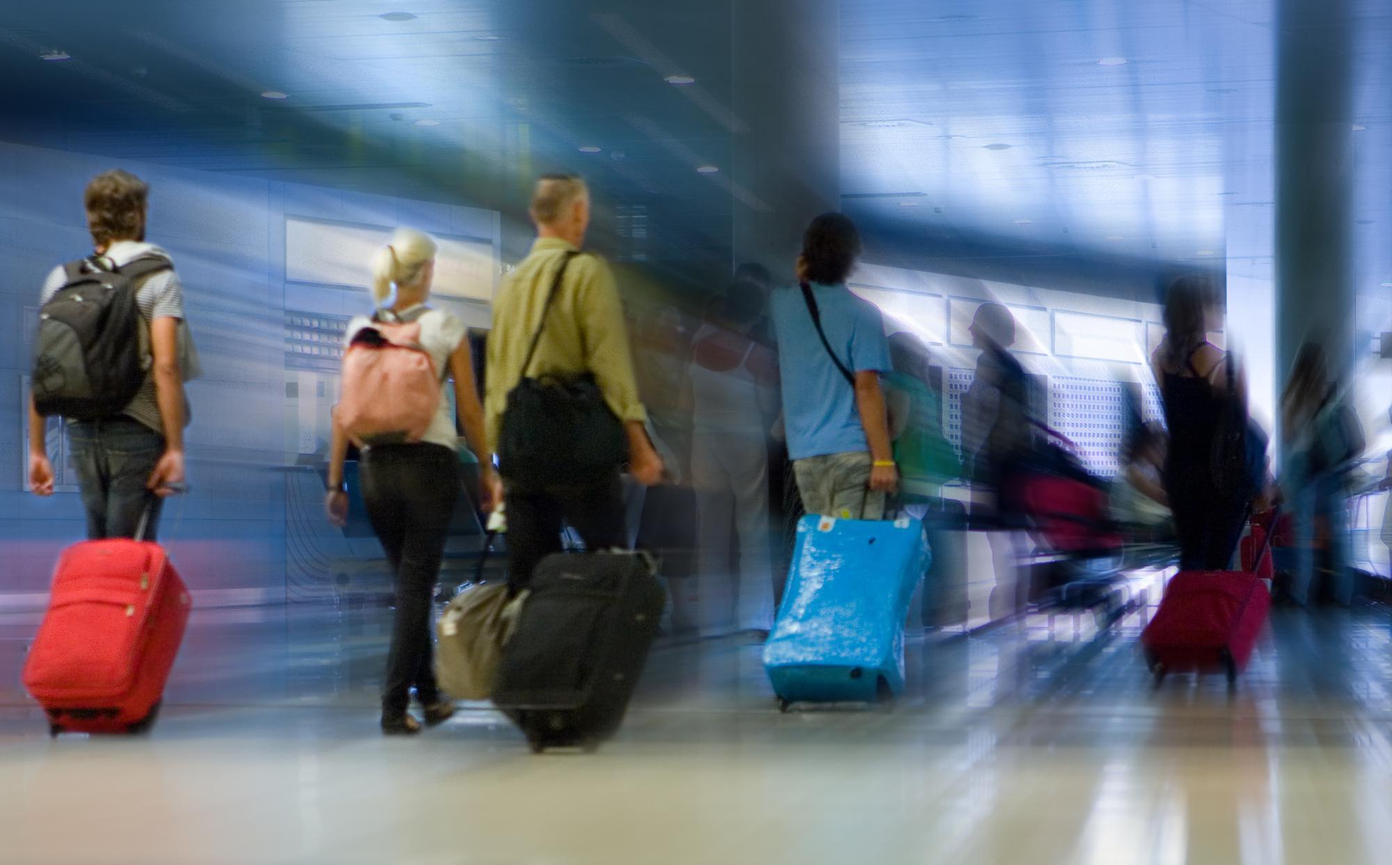 Baisse du trafic international de passagers en 2020.