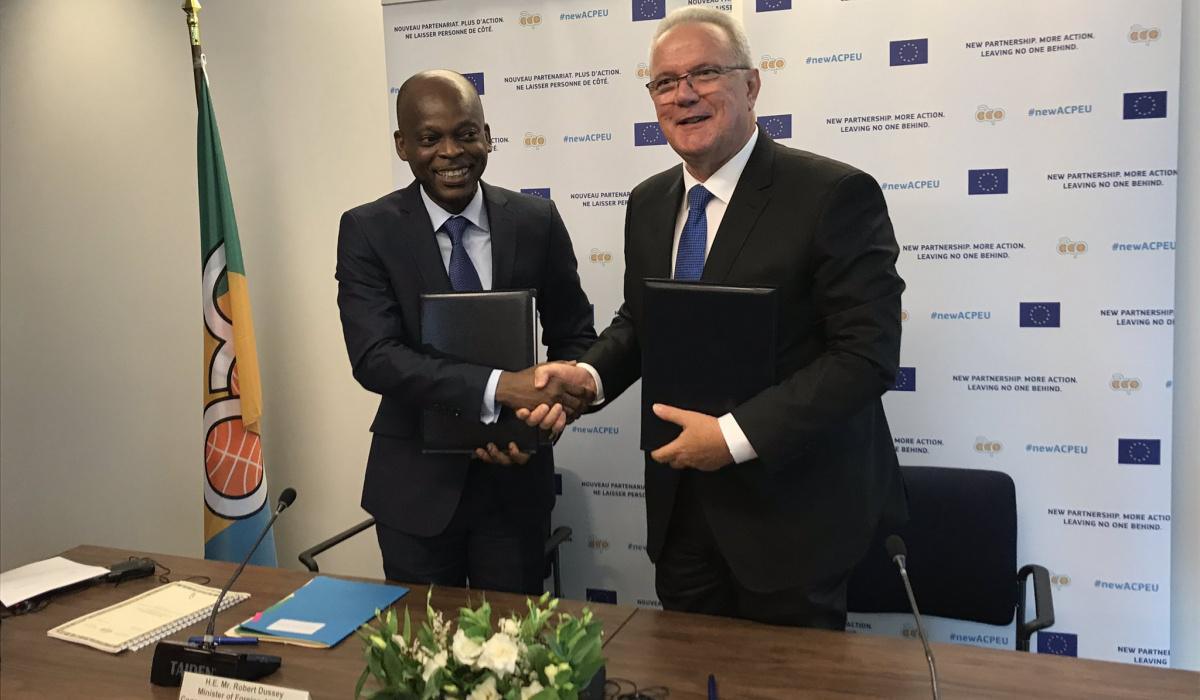 Nouvel cadre de coopération entre l'U, l’Afrique, les Caraïbes et le Pacifique.