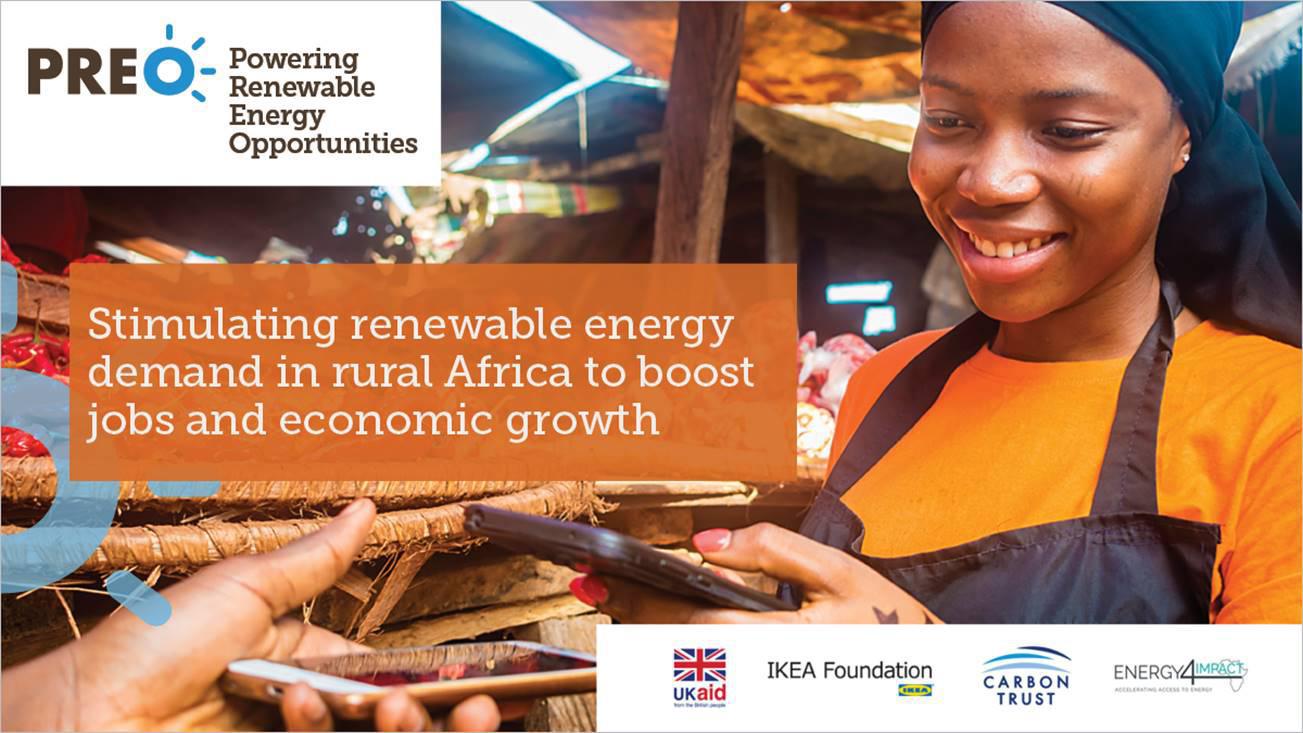 Subventions PREO (Powering Renewable Energy Opportunities).