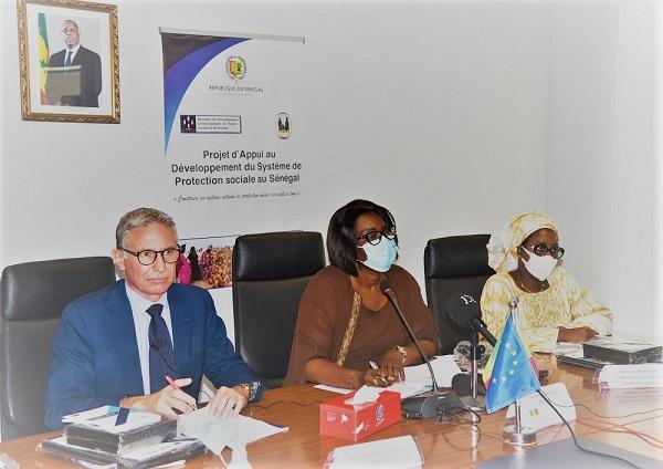 Cérémonie de lancement du projet d'appui au développement du système de protection sociale au Sénégal. 