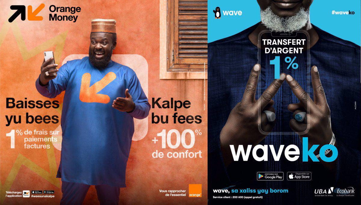 Wave et Orange money