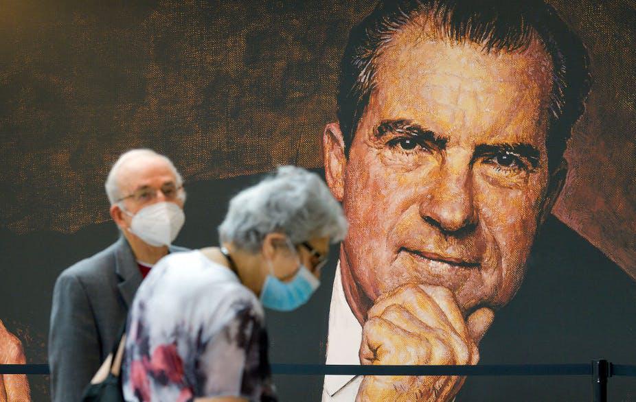 La décision du président américain Richard Nixon de mettre fin à la promesse américaine de convertir les dollars en or a changé le système financier mondial. Getty Images