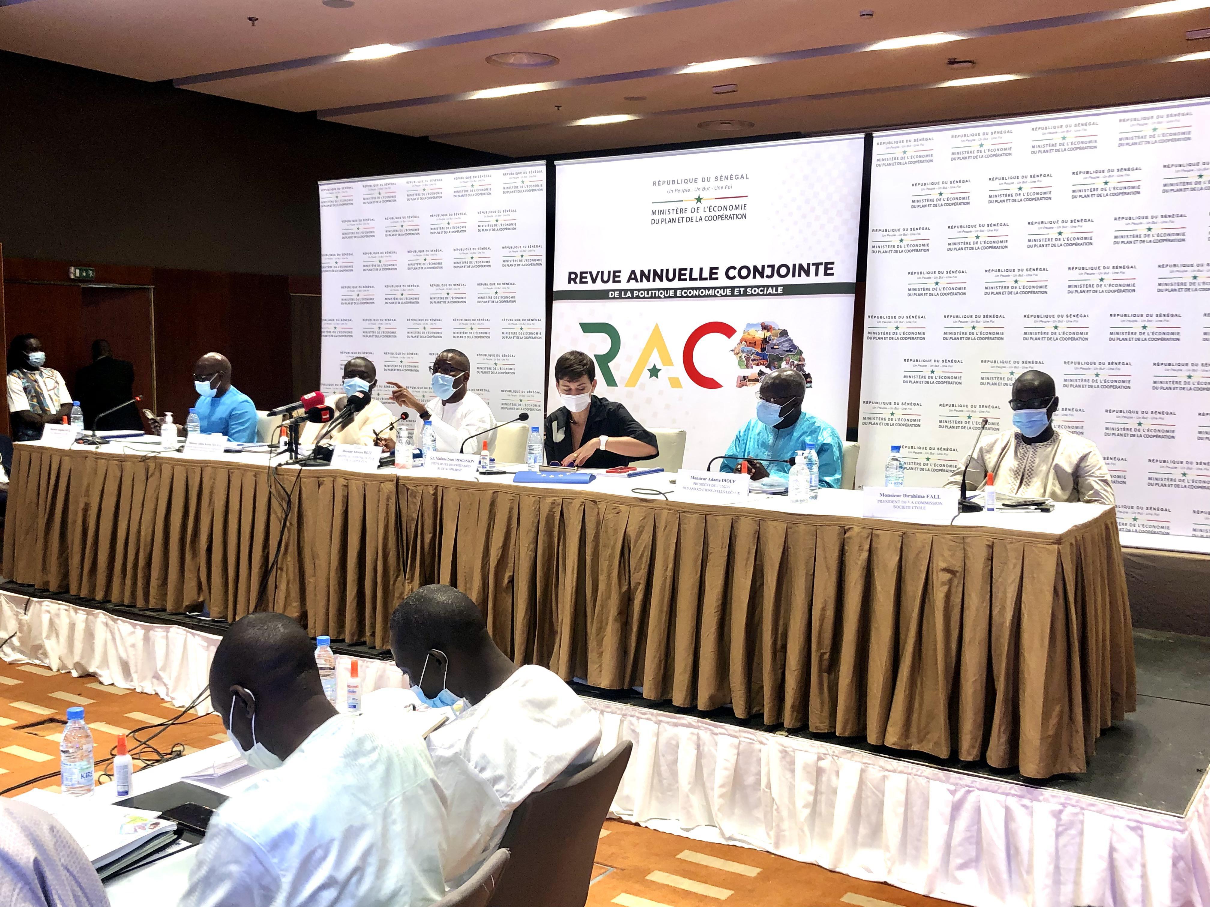 Réunion de la Revue conjointe annuelle de la politique économique et sociale du Sénégal. 