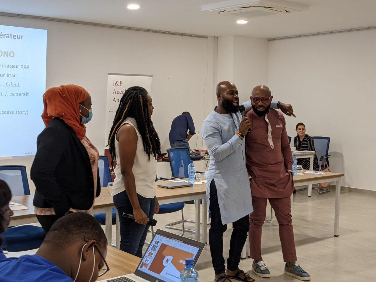 Les jeunes entrepreneurs en formation investment readiness.