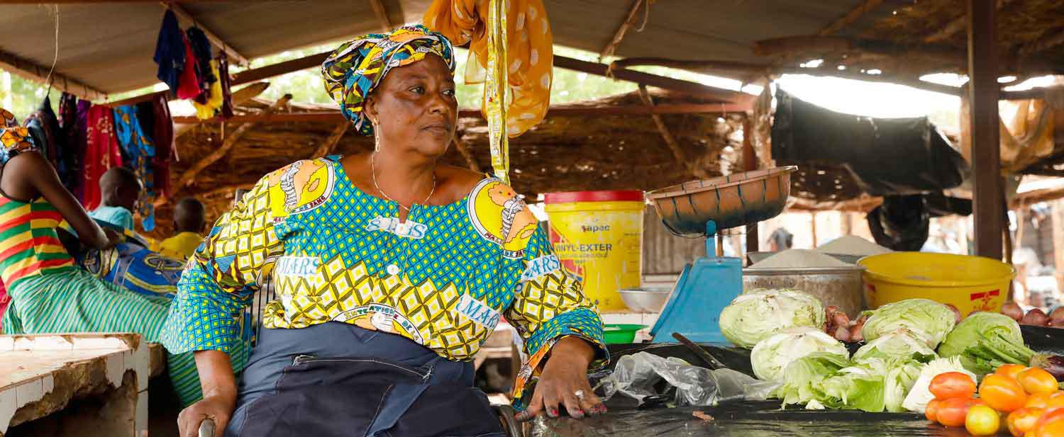 Plus de 70 % des économies africaines sont gravement menacées par la guerre de la Russie en Ukraine. Photo : Projet de renforcement de la sécurité alimentaire et nutritionnelle dans la région de Koulikoro (Fonds africain de développement).