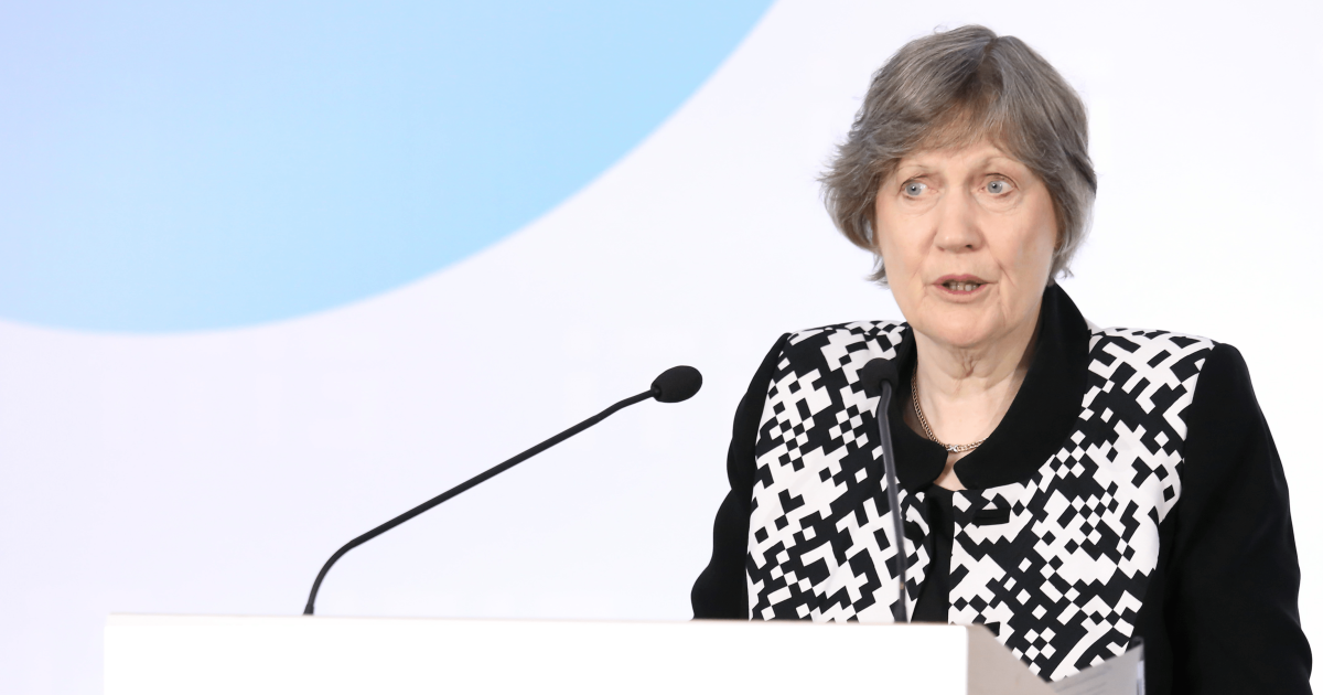 Helen Clark, présidente du conseil d'administration de l'ITIE.