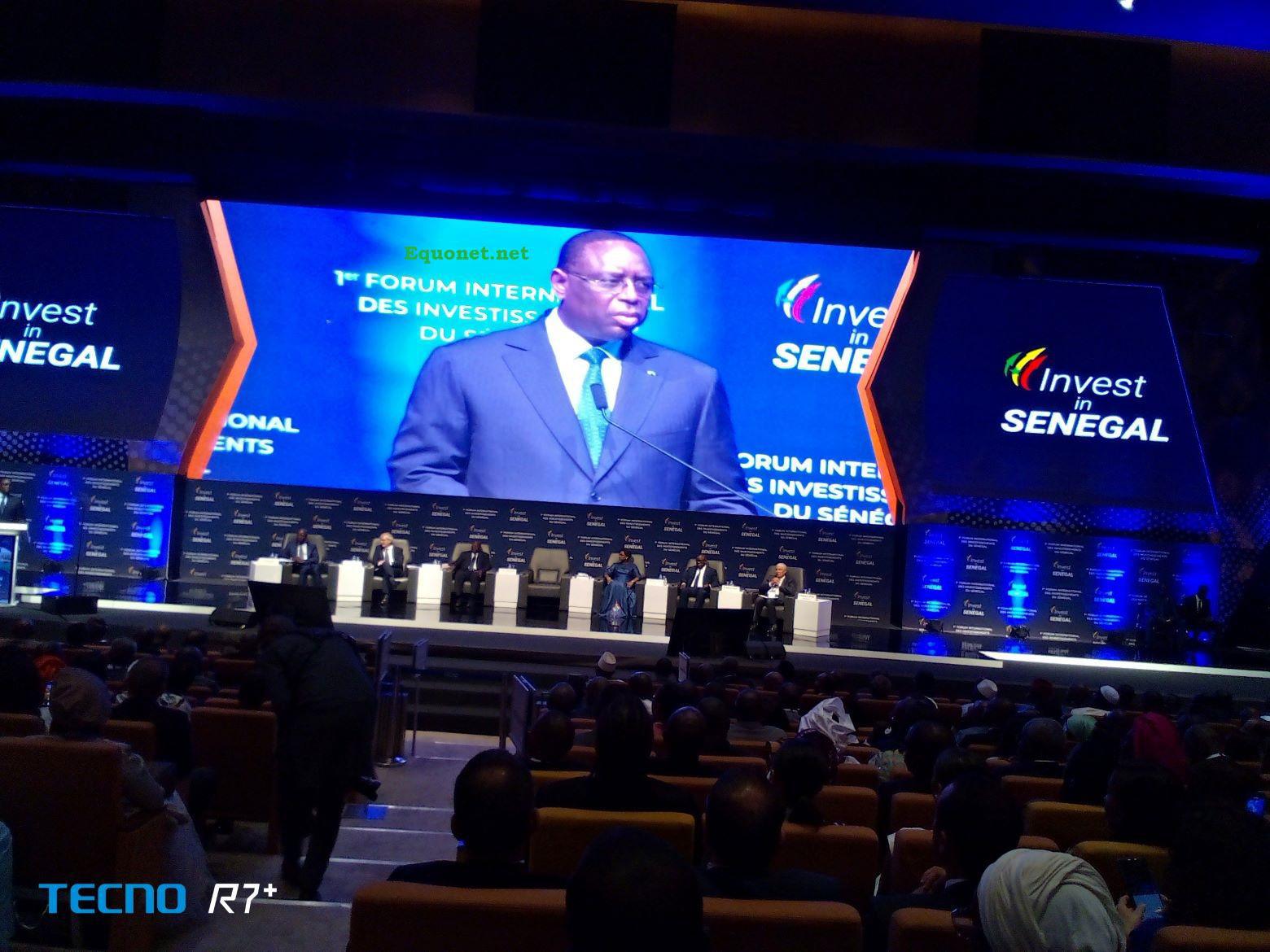 premier forum international de l'investissement du sénégal : macky sall dégrade les agences de notation financière et rassure les investisseurs