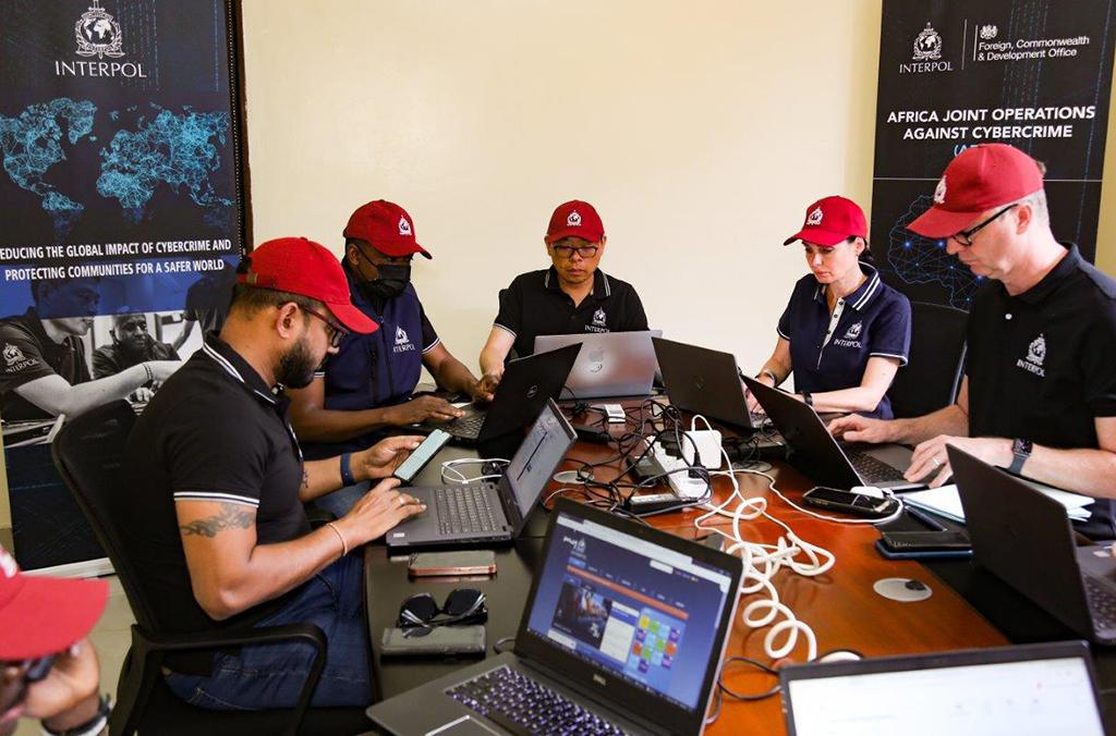 Opération africa cyber ​​surge II dirigée par interpol.