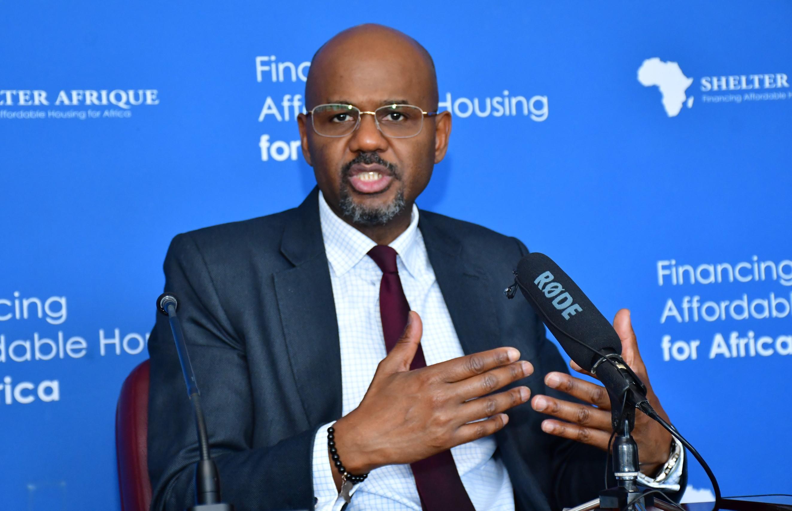 Le Directeur général de la Shelter Afrique Development Bank, M. Thierno-Habib Hann.   